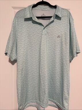 Arctic Cool Men’s Polo Bird Pattern